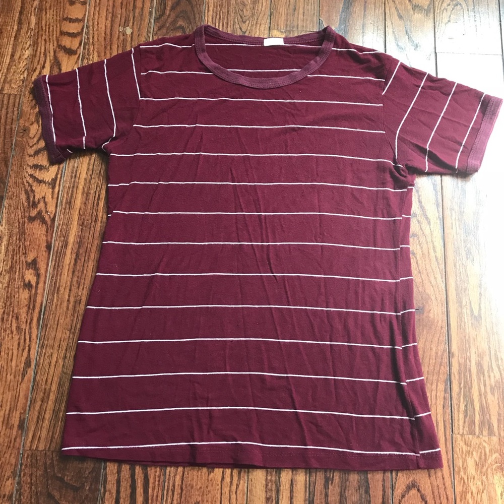Red Striped Brandy Melville Shirt